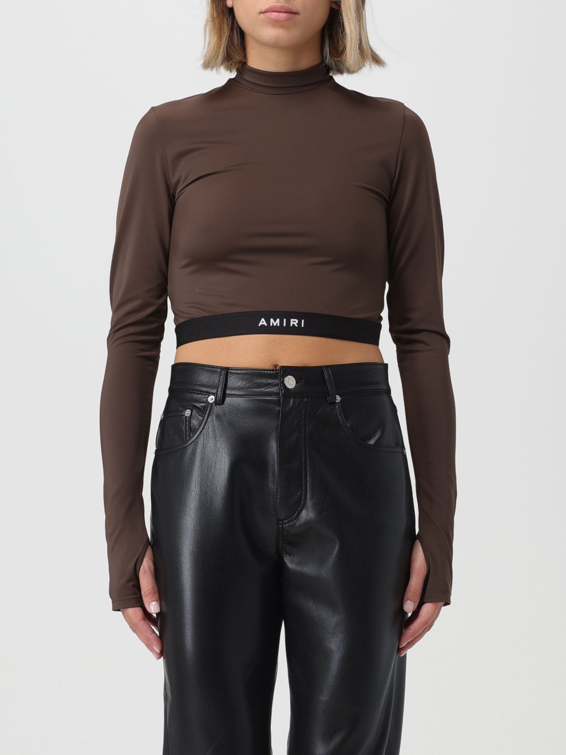 Amiri Top AMIRI Woman colour Brown