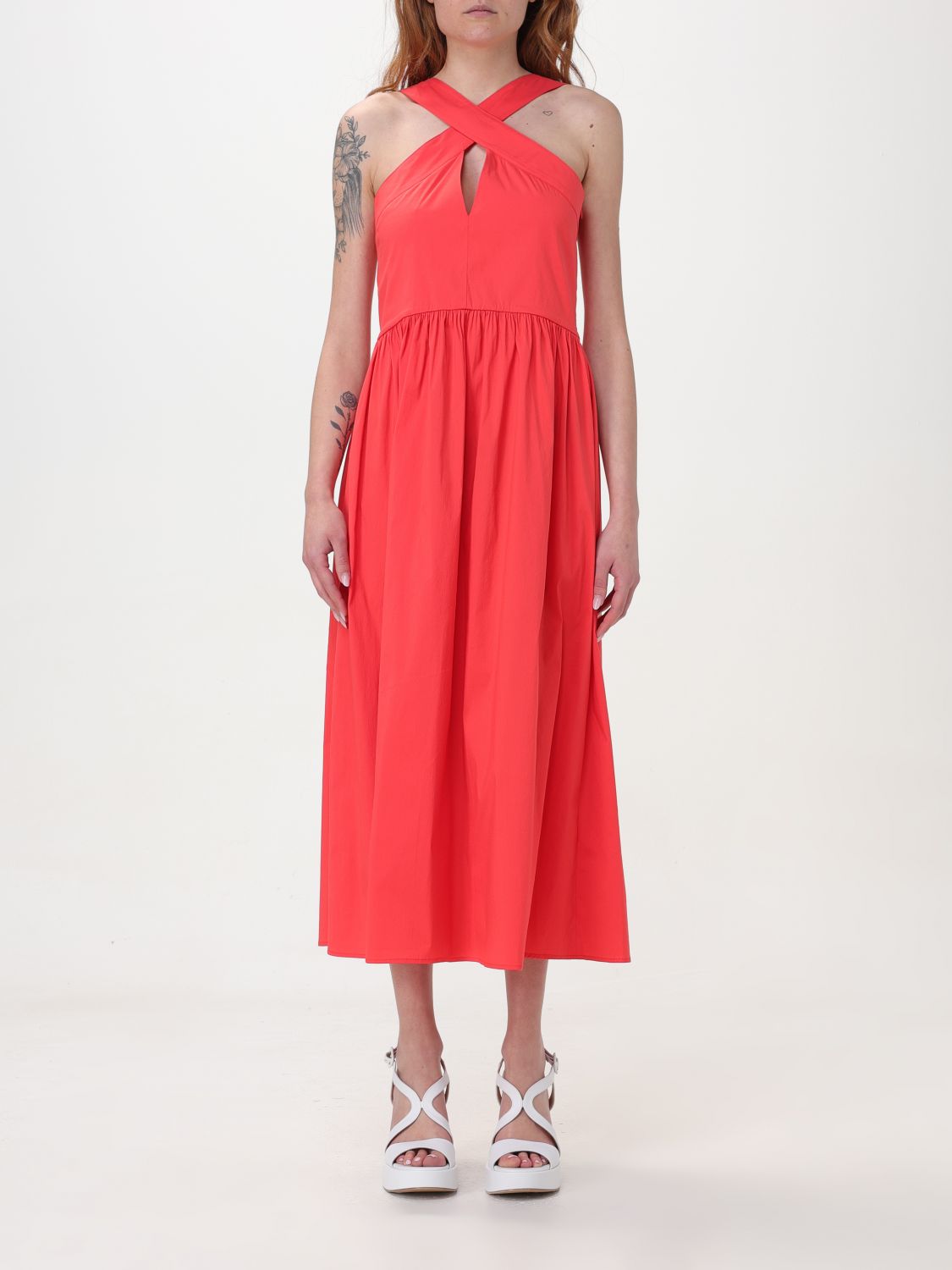 Max Mara Dress MAX MARA Woman color Coral