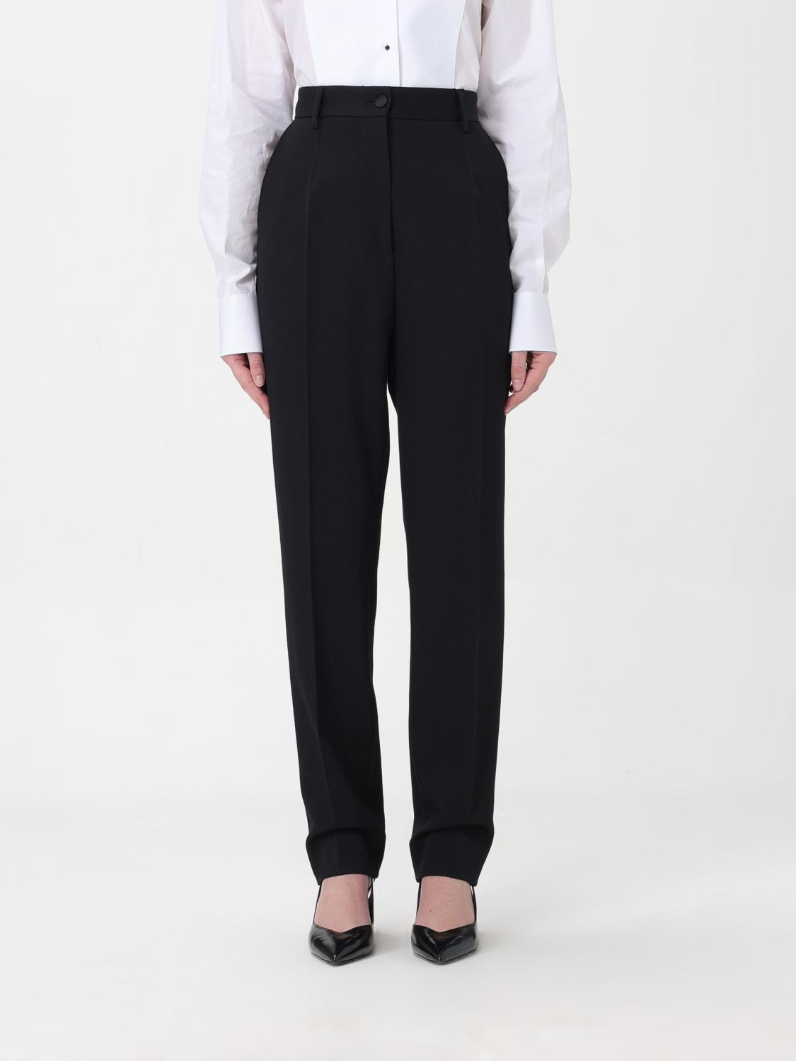 Dolce & Gabbana Trousers DOLCE & GABBANA Woman colour Black