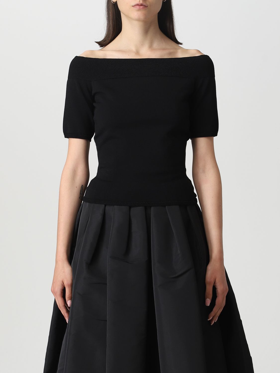 Alexander McQueen Top ALEXANDER MCQUEEN Woman colour Black