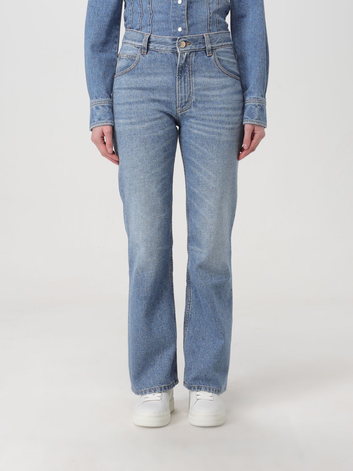 Chloé Jeans CHLOÉ Woman colour Blue