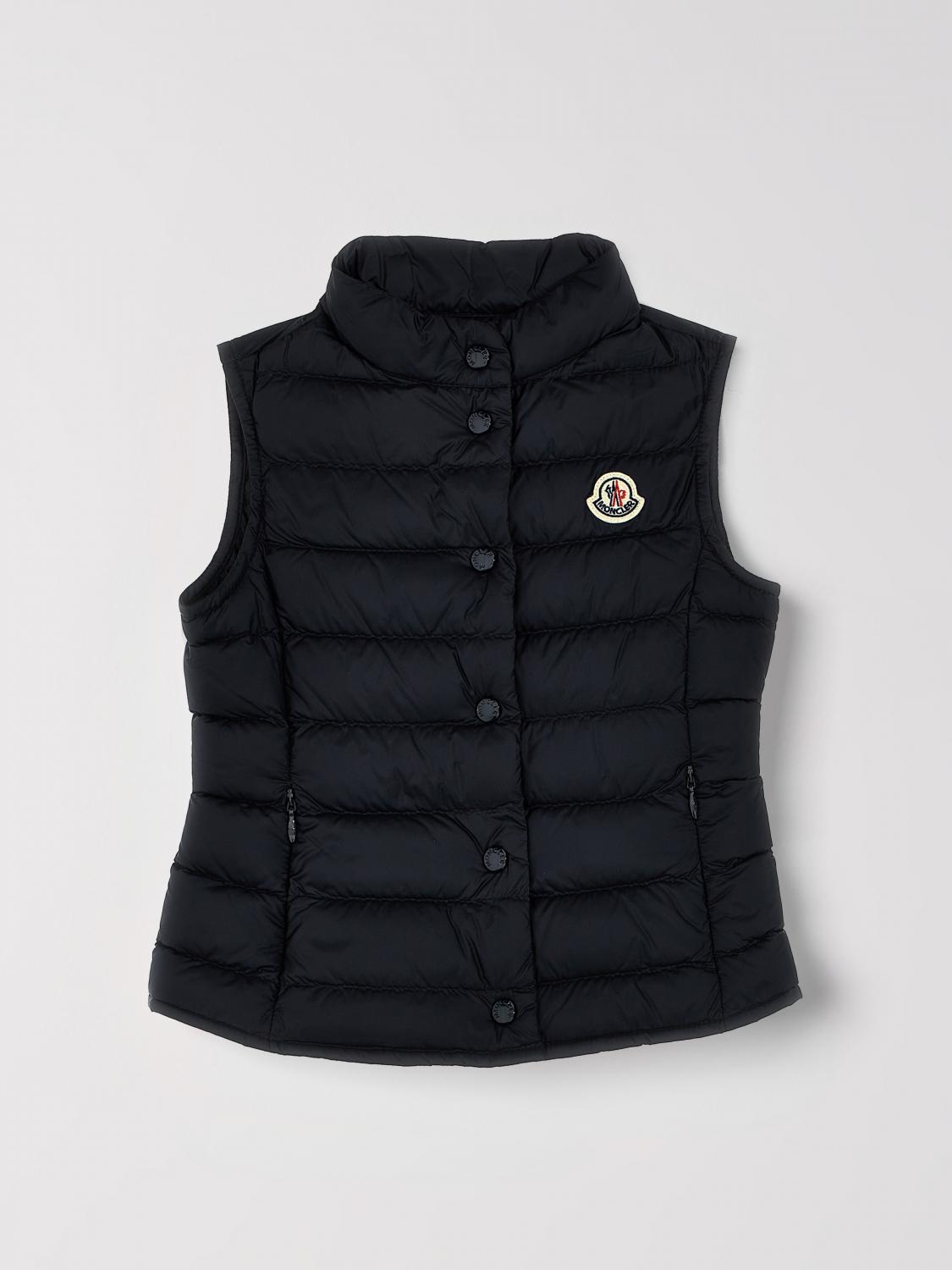 Moncler Vestcoat MONCLER Kids colour Blue