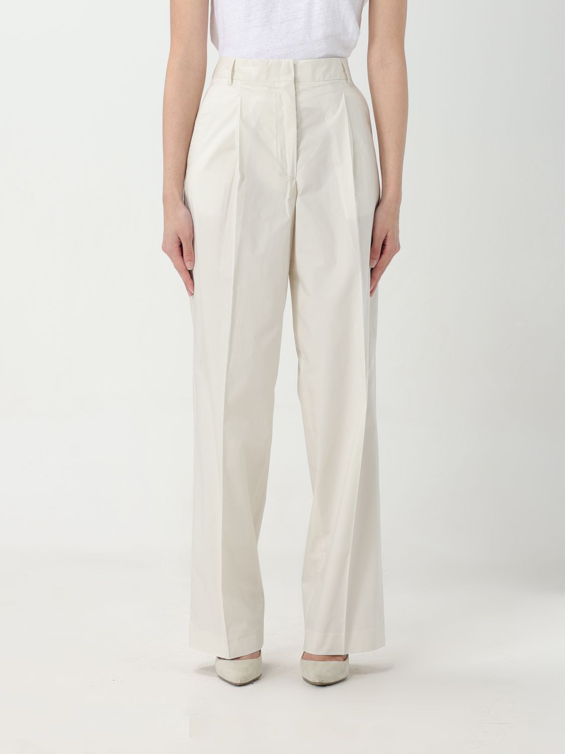  Trousers OFFICINE GÉNÉRALE Woman colour White