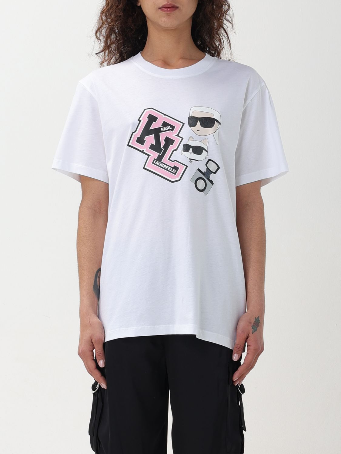 Karl Lagerfeld T-Shirt KARL LAGERFELD Woman colour White