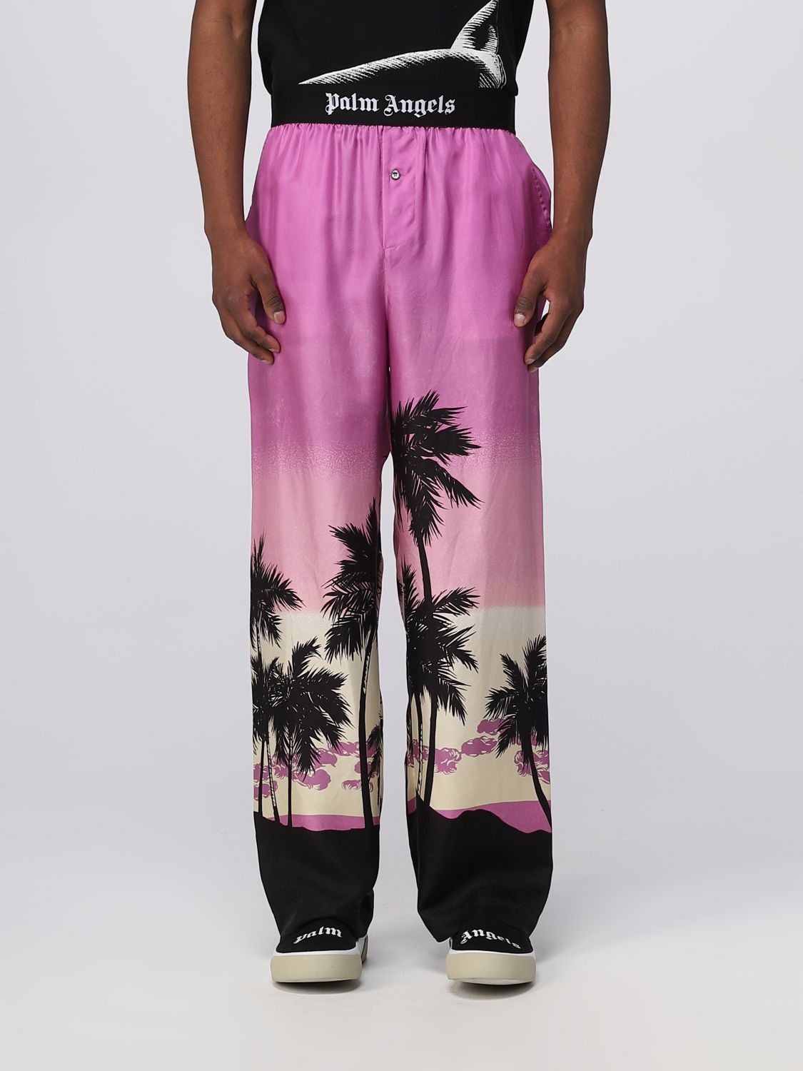 PALM ANGELS Trousers PALM ANGELS Men colour Crimson