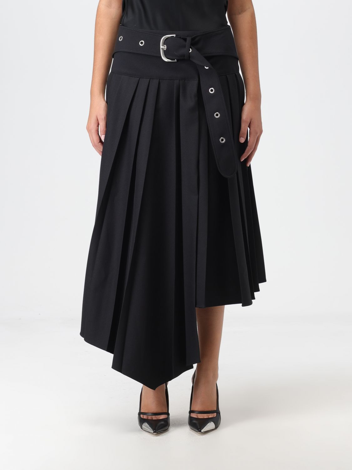 OFF-WHITE Skirt OFF-WHITE Woman colour Black