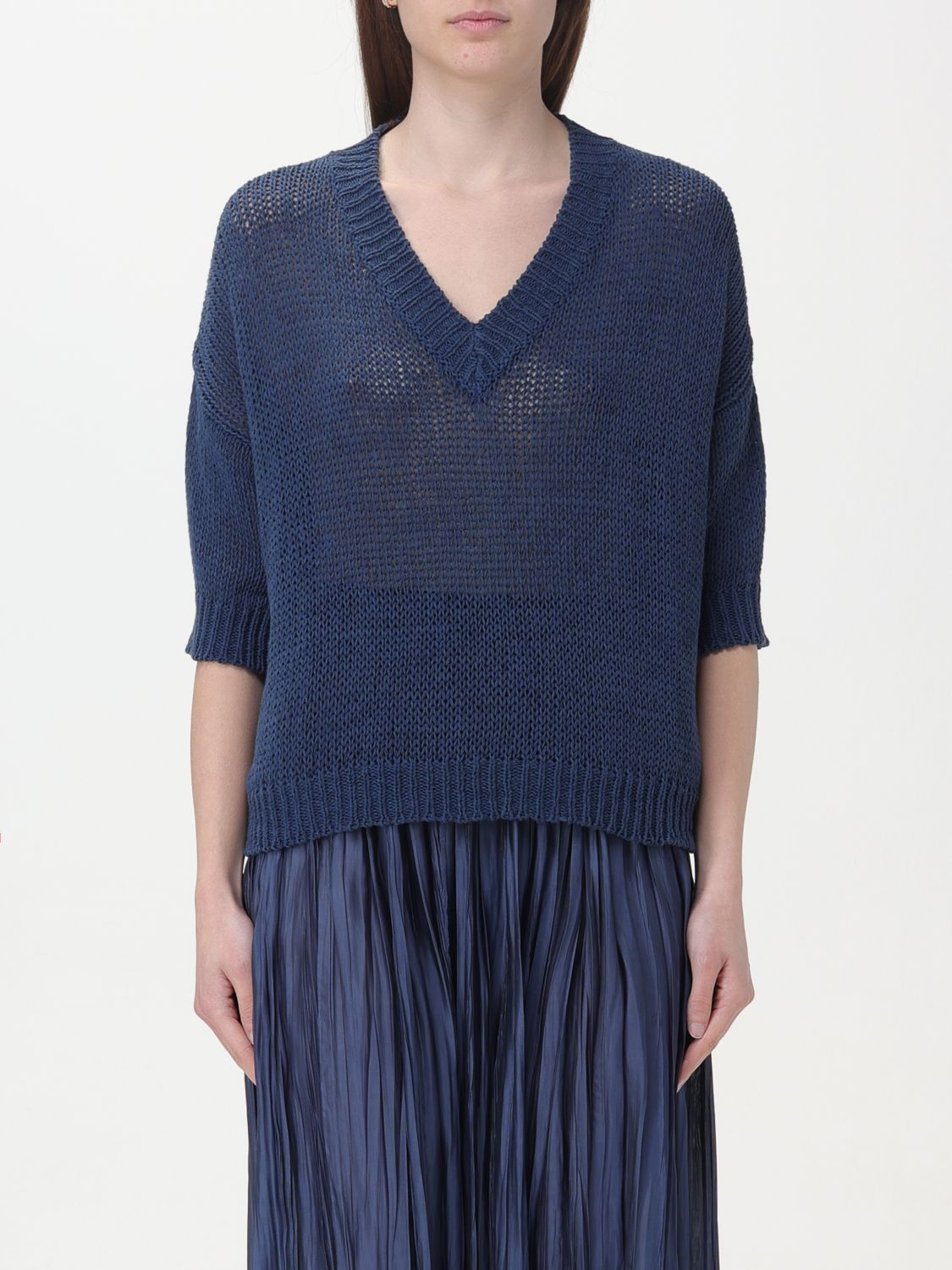 Roberto Collina Jumper ROBERTO COLLINA Woman colour Blue