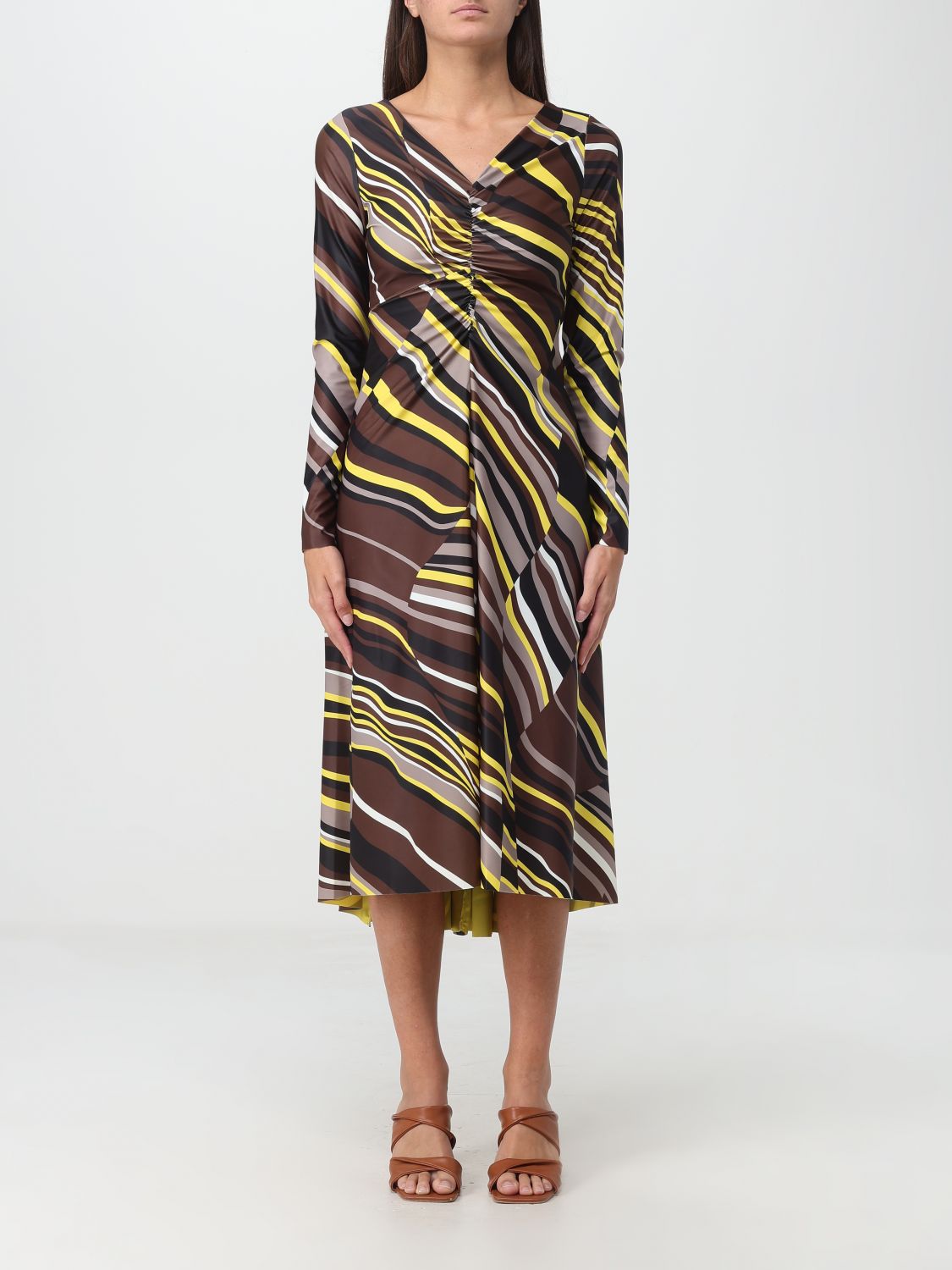 Maliparmi Dress MALIPARMI Woman colour Brown