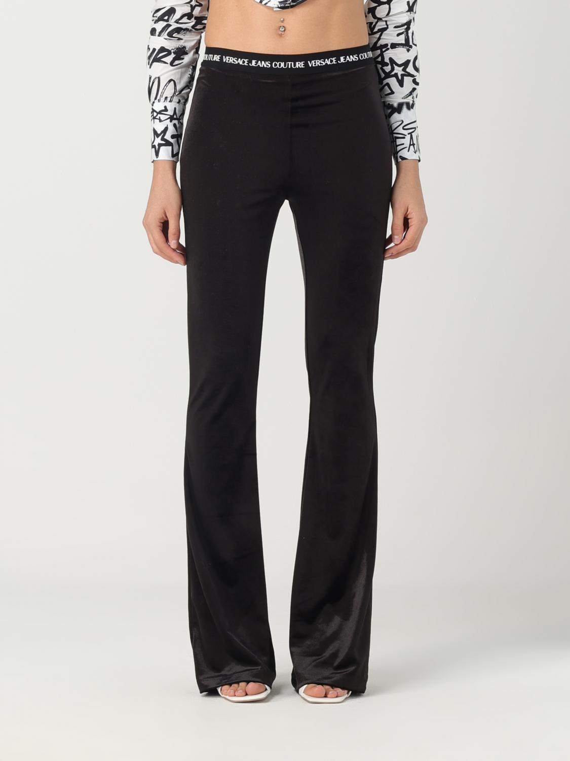 Versace Jeans Couture Trousers VERSACE JEANS COUTURE Woman colour Black