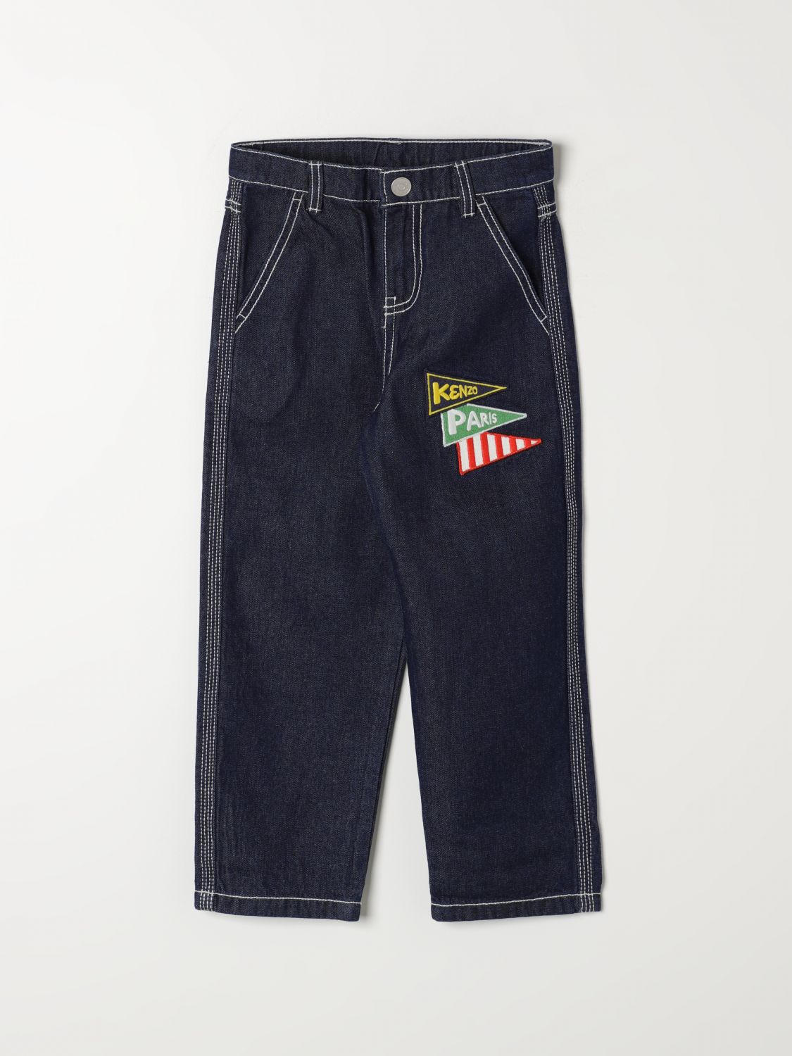 Kenzo Kids Trousers KENZO KIDS Kids colour Denim