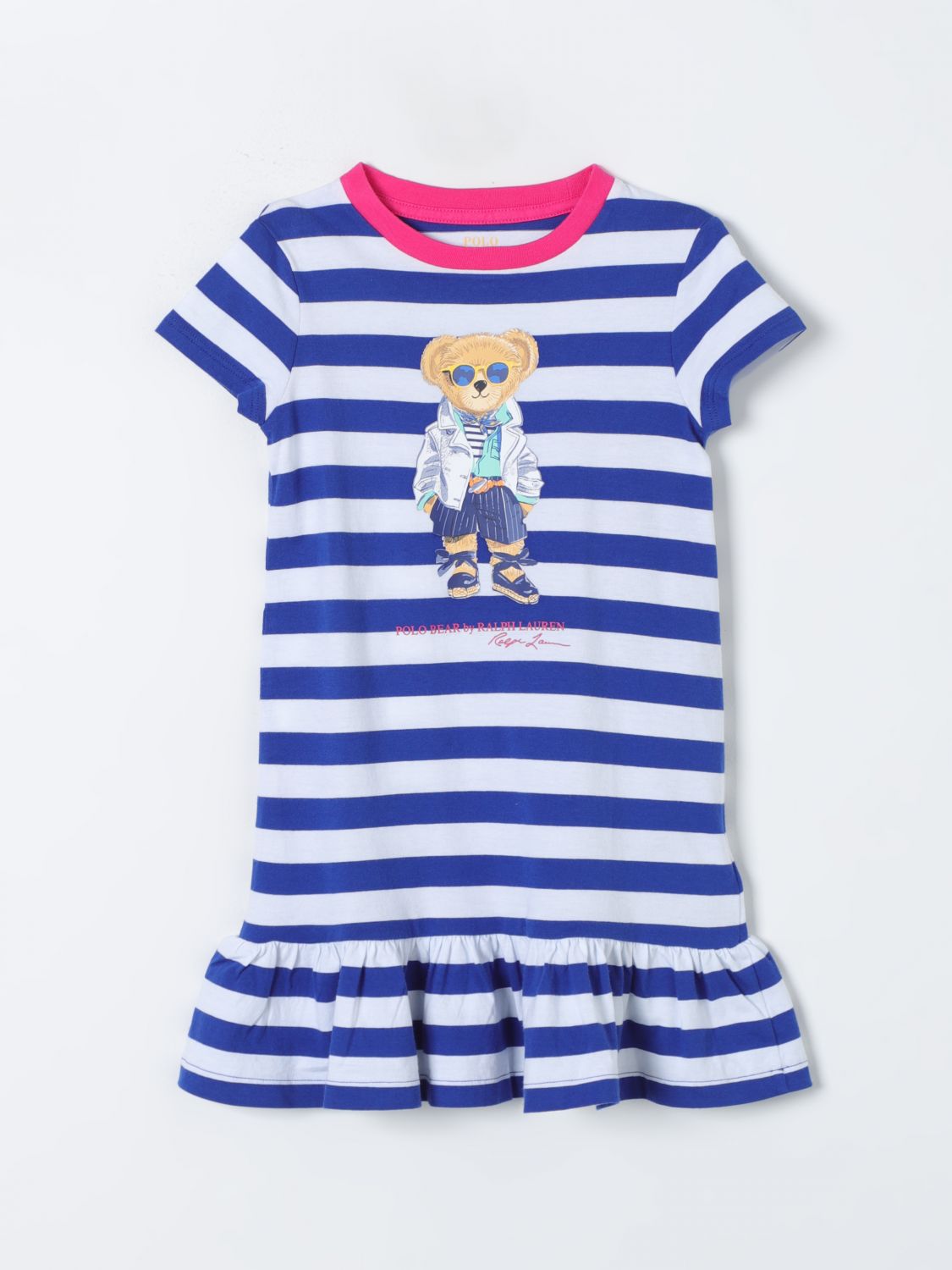 Polo Ralph Lauren Dress POLO RALPH LAUREN Kids colour Blue