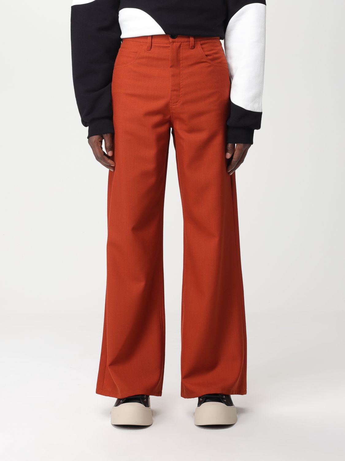 Marni Trousers MARNI Men colour Brick Red