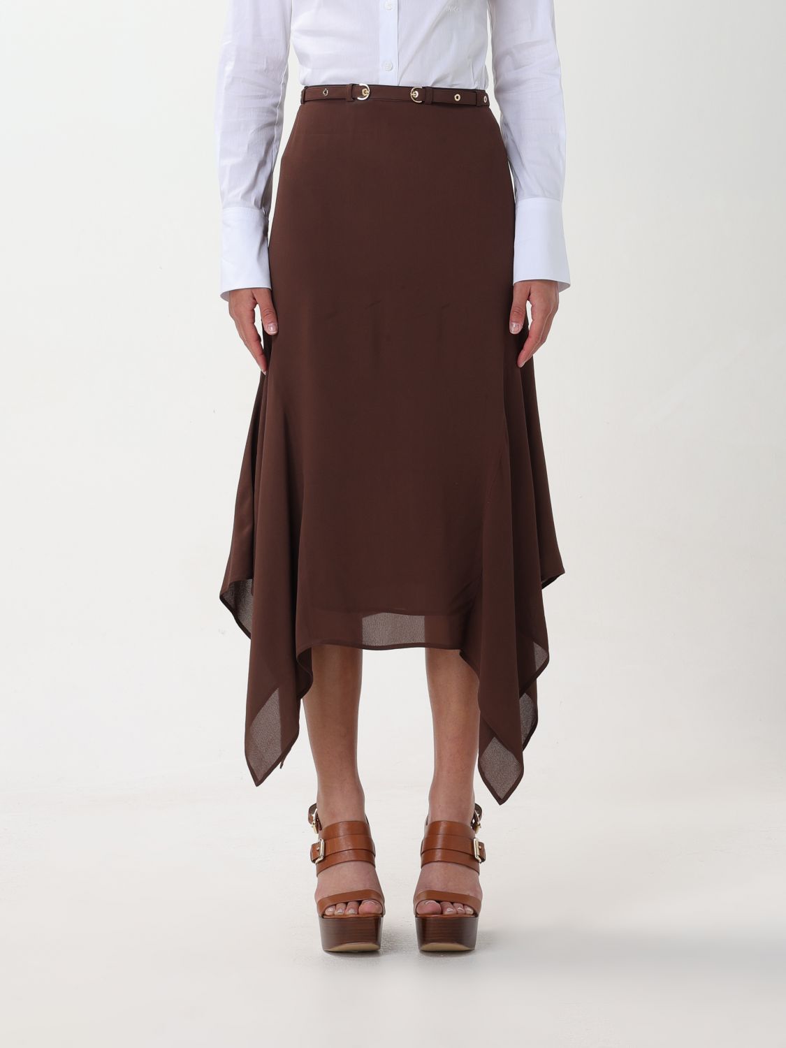 Pinko Skirt PINKO Woman colour Brown