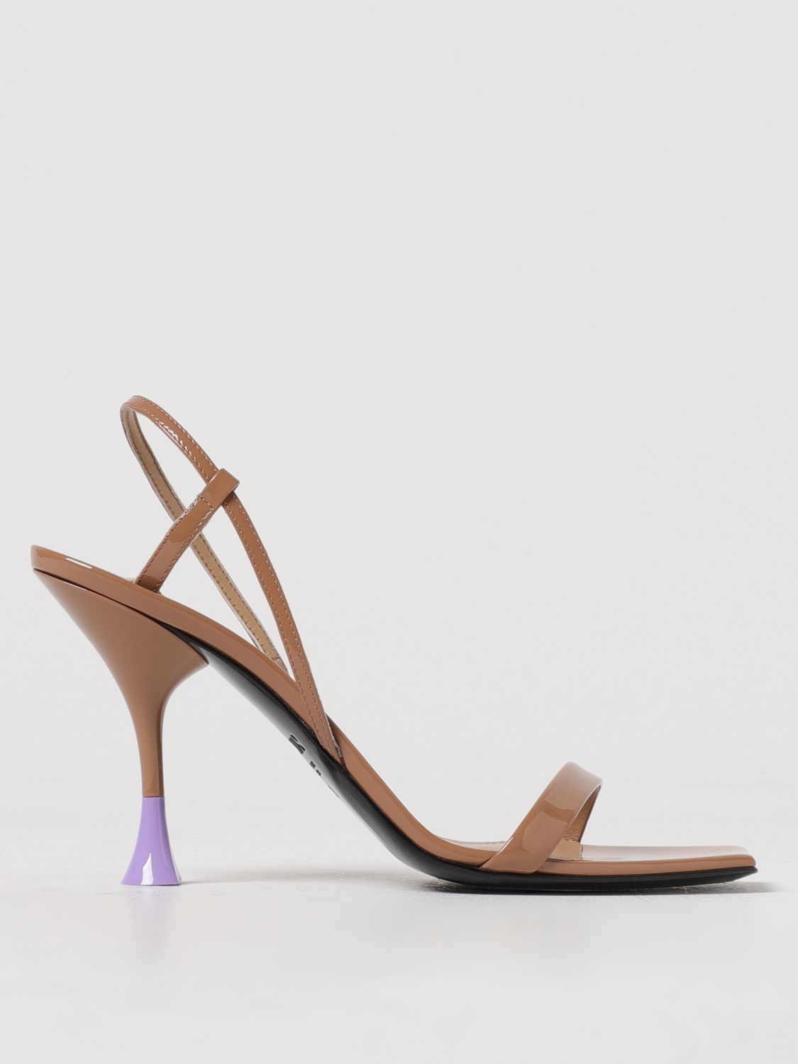 3JUIN Heeled Sandals 3JUIN Woman colour Brown