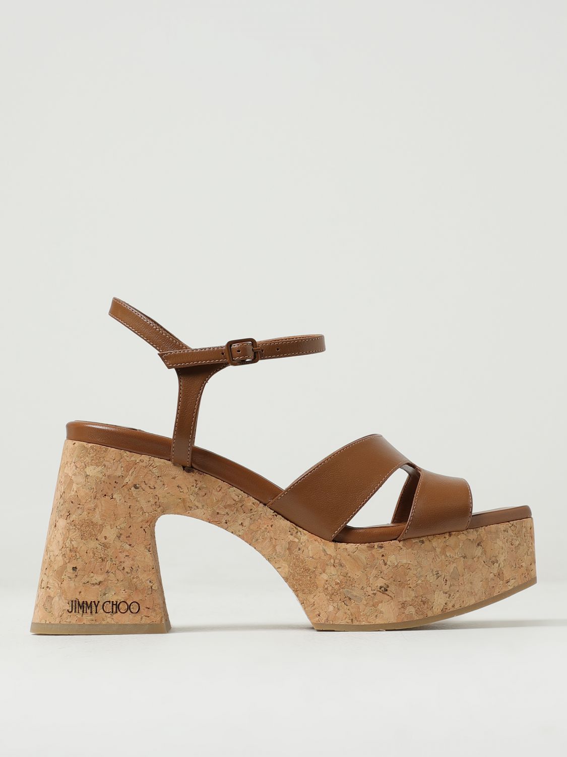 Jimmy Choo Heeled Sandals JIMMY CHOO Woman colour Brown