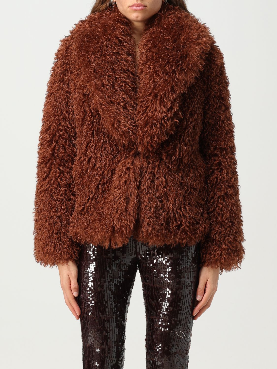 Aniye By Fur Coats ANIYE BY Woman colour Brown