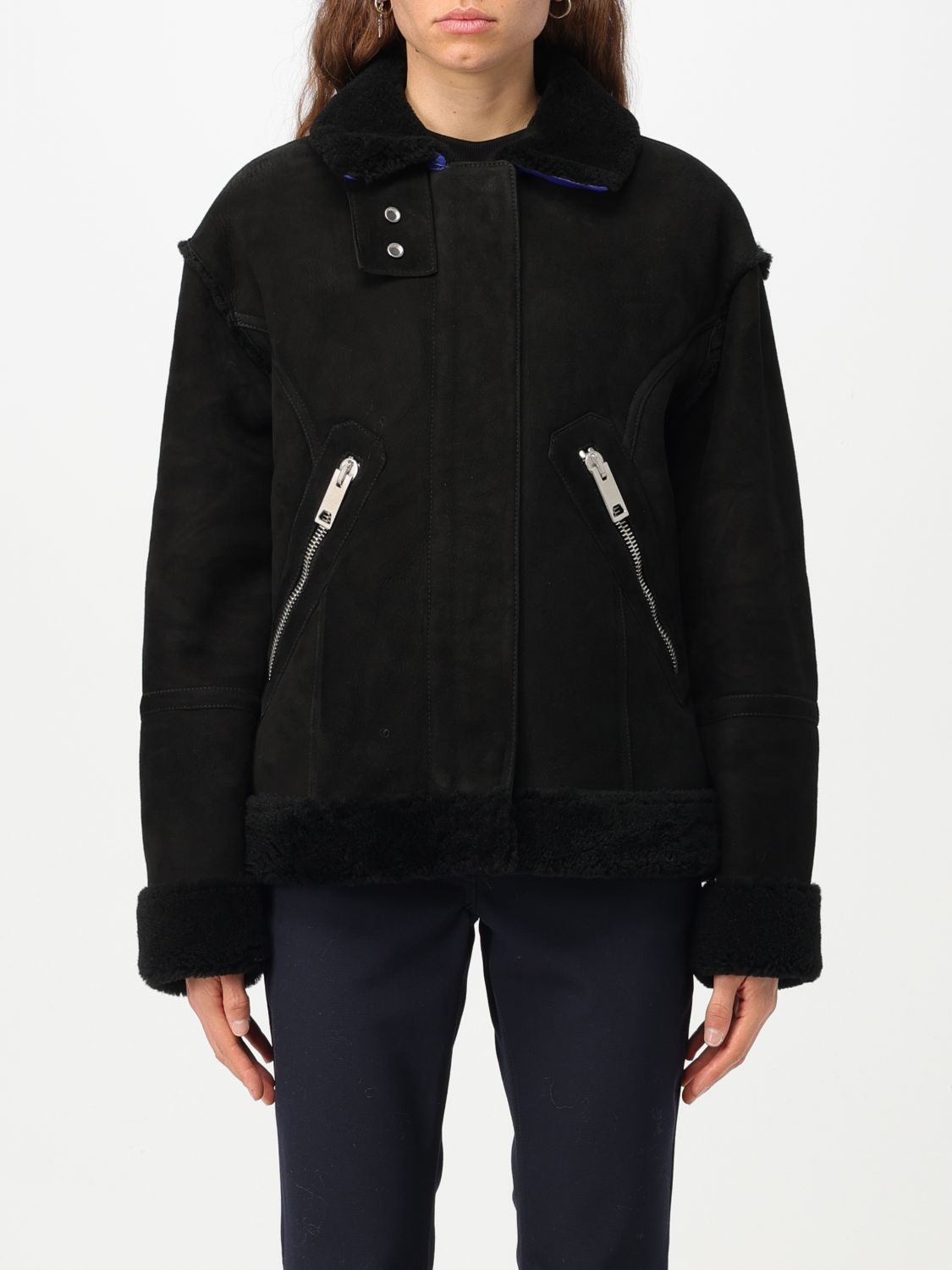 OFF-WHITE Jacket OFF-WHITE Woman colour Black