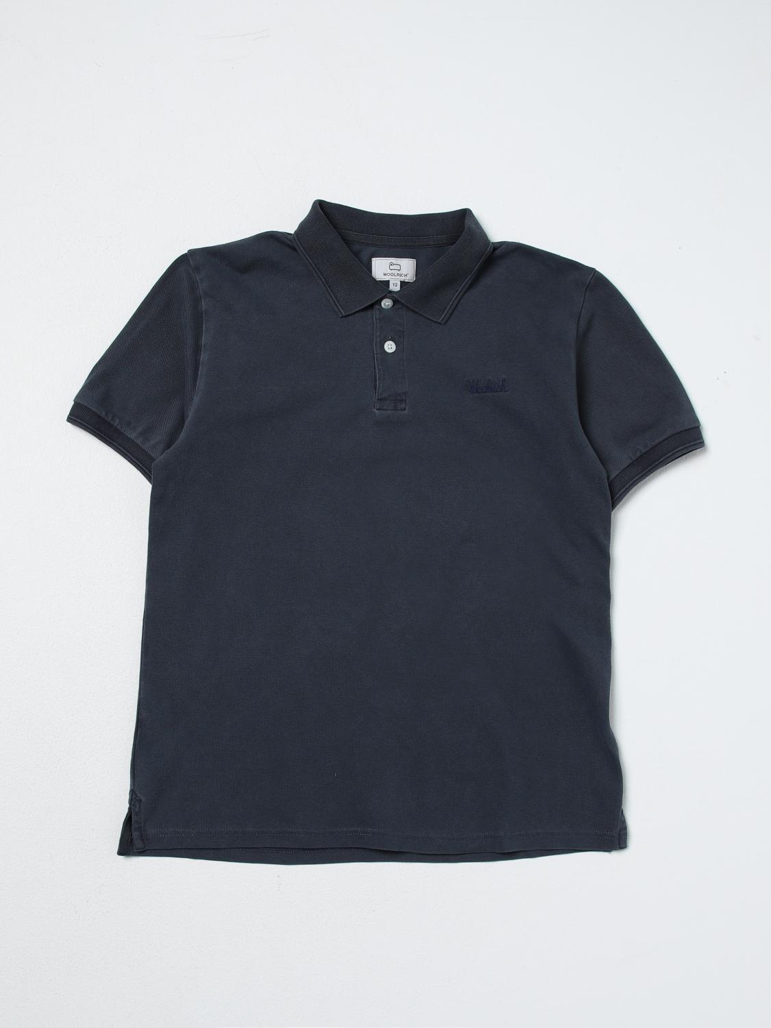 Woolrich Polo Shirt WOOLRICH Kids color Blue 1