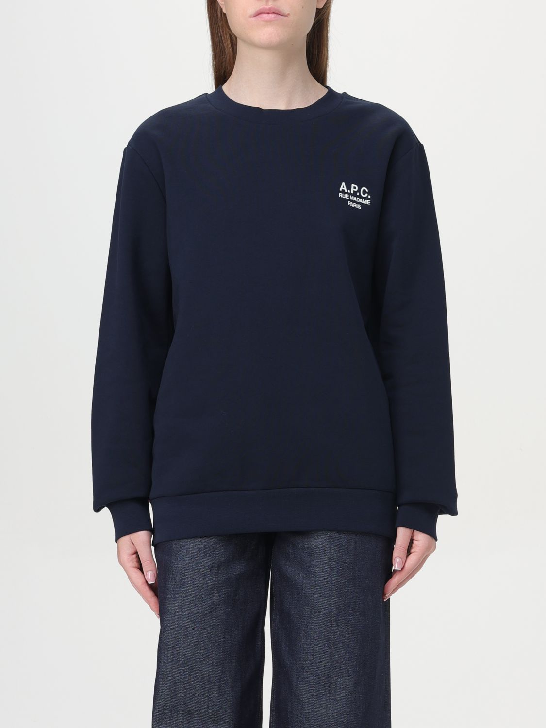 A.P.C. Sweatshirt A. P.C. Woman color Blue