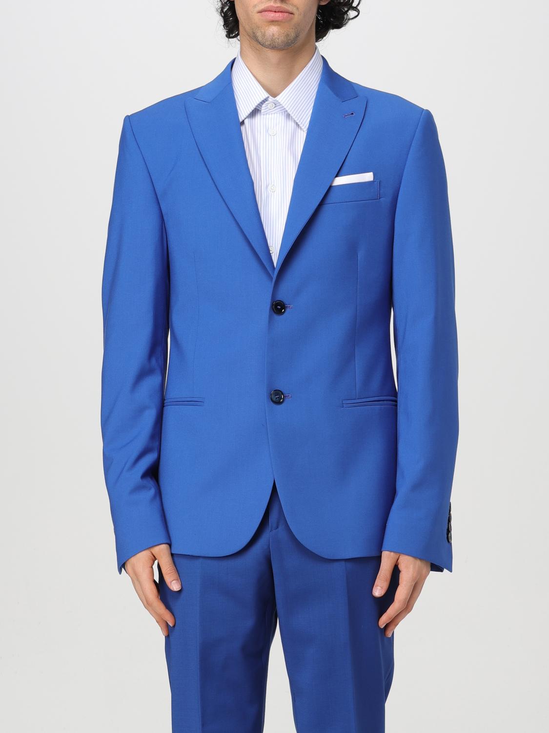 Daniele Alessandrini Blazer DANIELE ALESSANDRINI Men color Royal Blue