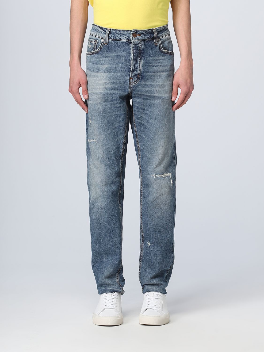 HAIKURE Jeans HAIKURE Men colour Blue