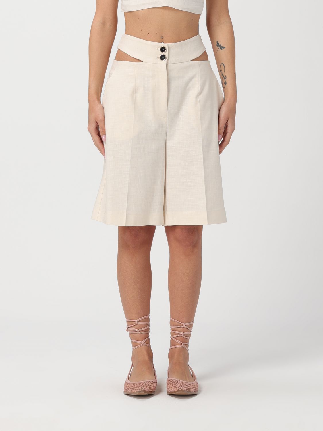 Simona Corsellini Short SIMONA CORSELLINI Woman colour White