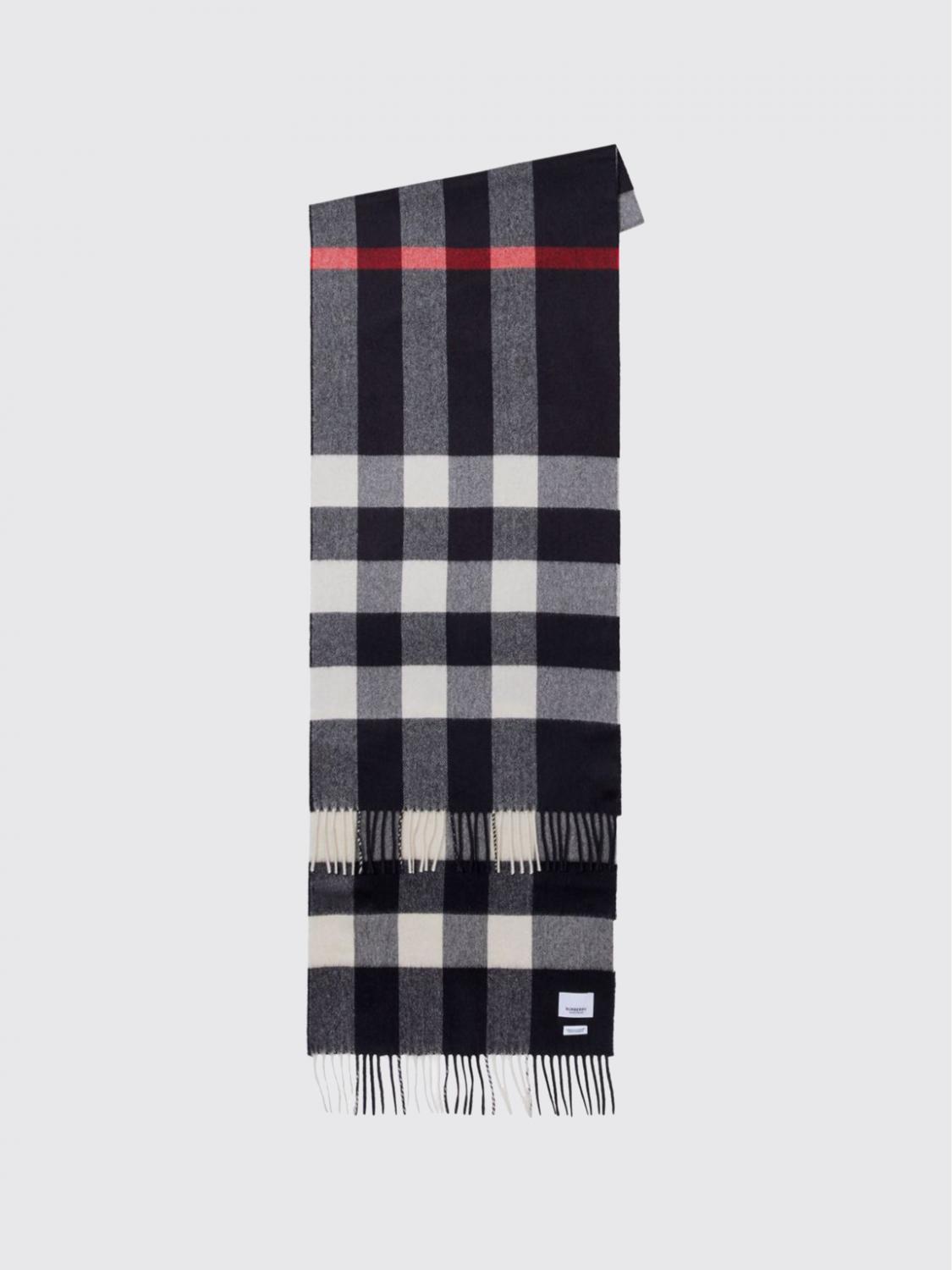 Burberry Scarf BURBERRY Men color Blue