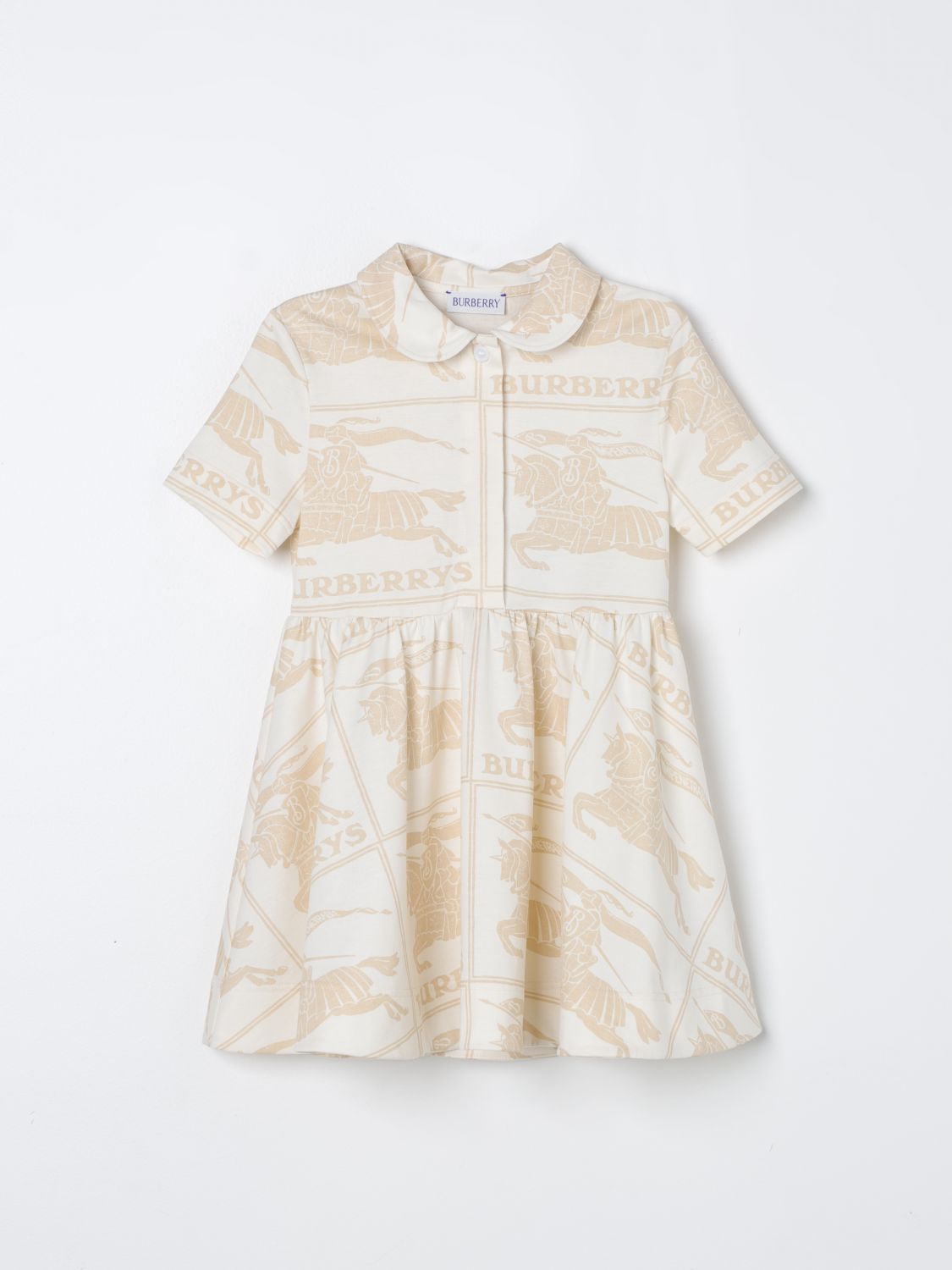 Burberry Kids Dress BURBERRY KIDS Kids colour Yellow Cream