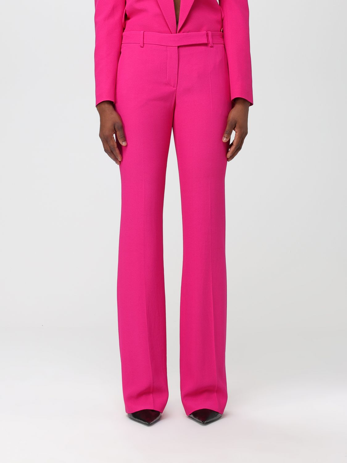 Alexander McQueen Trousers ALEXANDER MCQUEEN Woman colour Pink