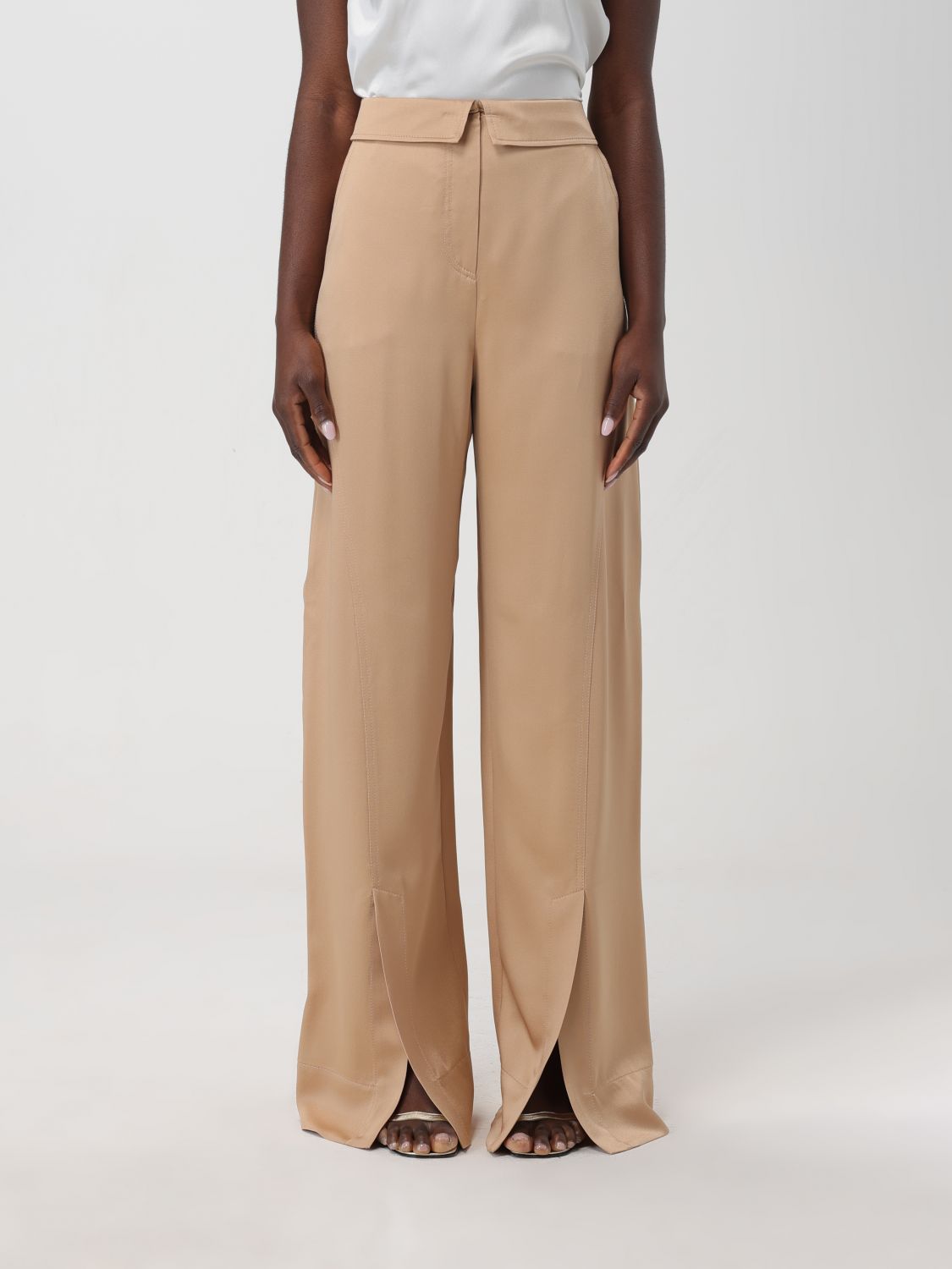 Alberta Ferretti Trousers ALBERTA FERRETTI Woman colour Beige