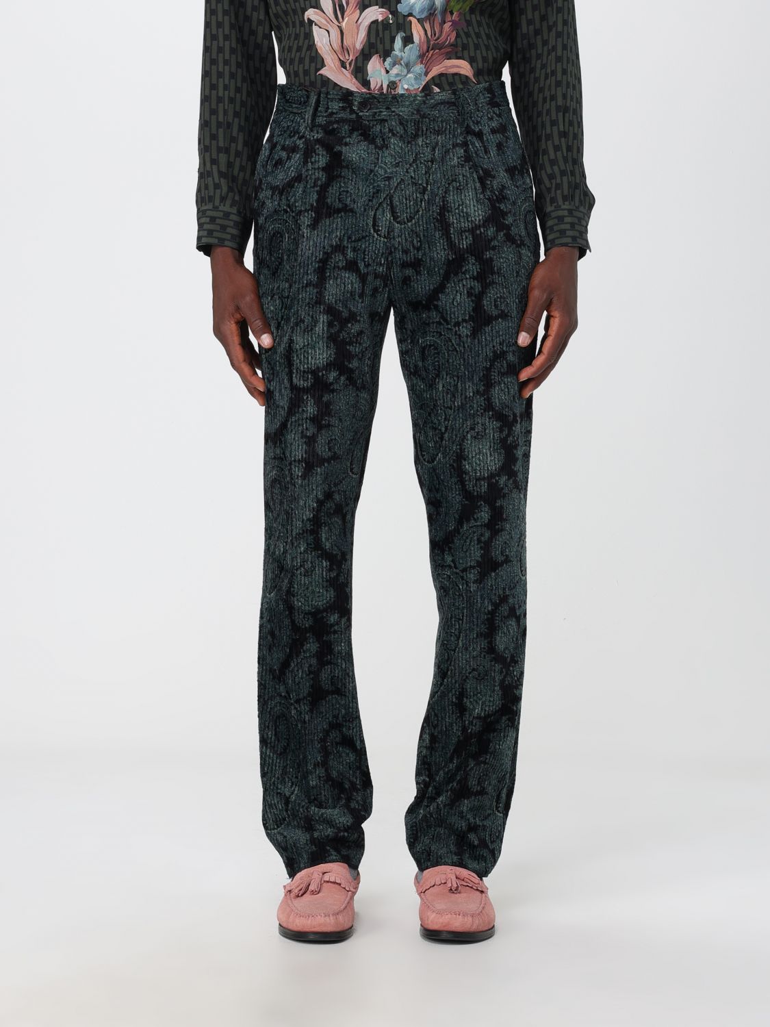 Etro Trousers ETRO Men colour Green