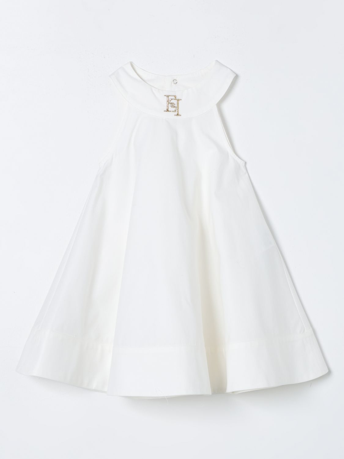 Elisabetta Franchi La Mia Bambina Dress ELISABETTA FRANCHI LA MIA BAMBINA Kids colour Yellow Cream