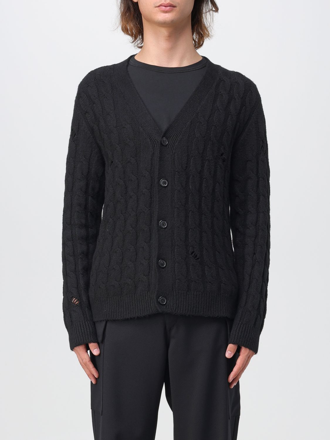 Grifoni Cardigan GRIFONI Men colour Black