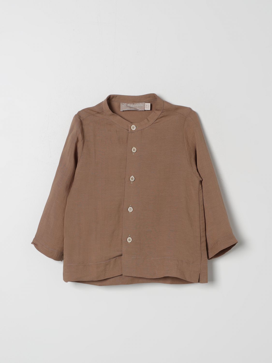 La Stupenderia Shirt LA STUPENDERIA Kids color Brown