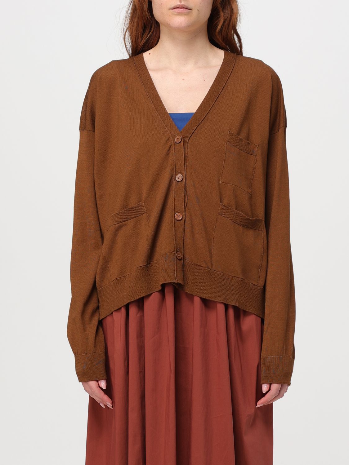 Semicouture Jumper SEMICOUTURE Woman colour Brown