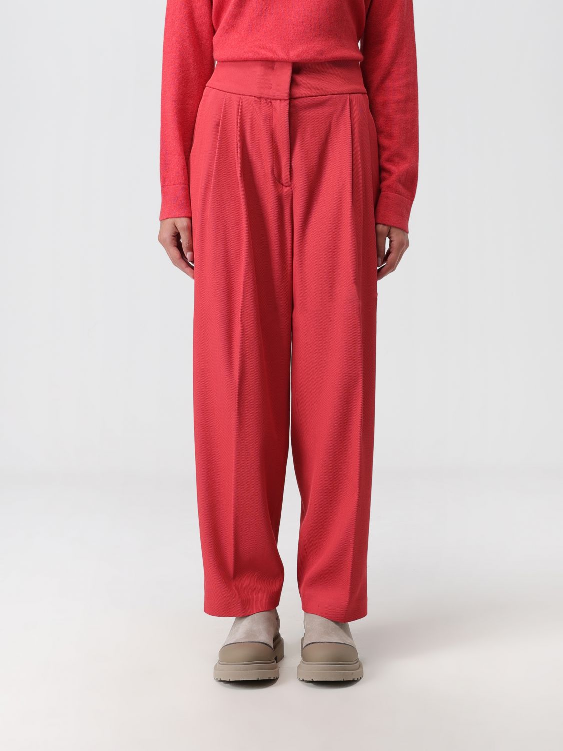 Fabiana Filippi Trousers FABIANA FILIPPI Woman colour Red