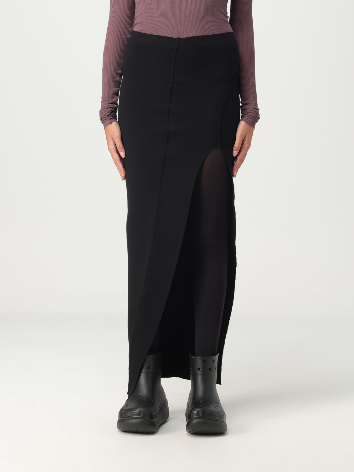 Rick Owens Skirt RICK OWENS Woman colour Black