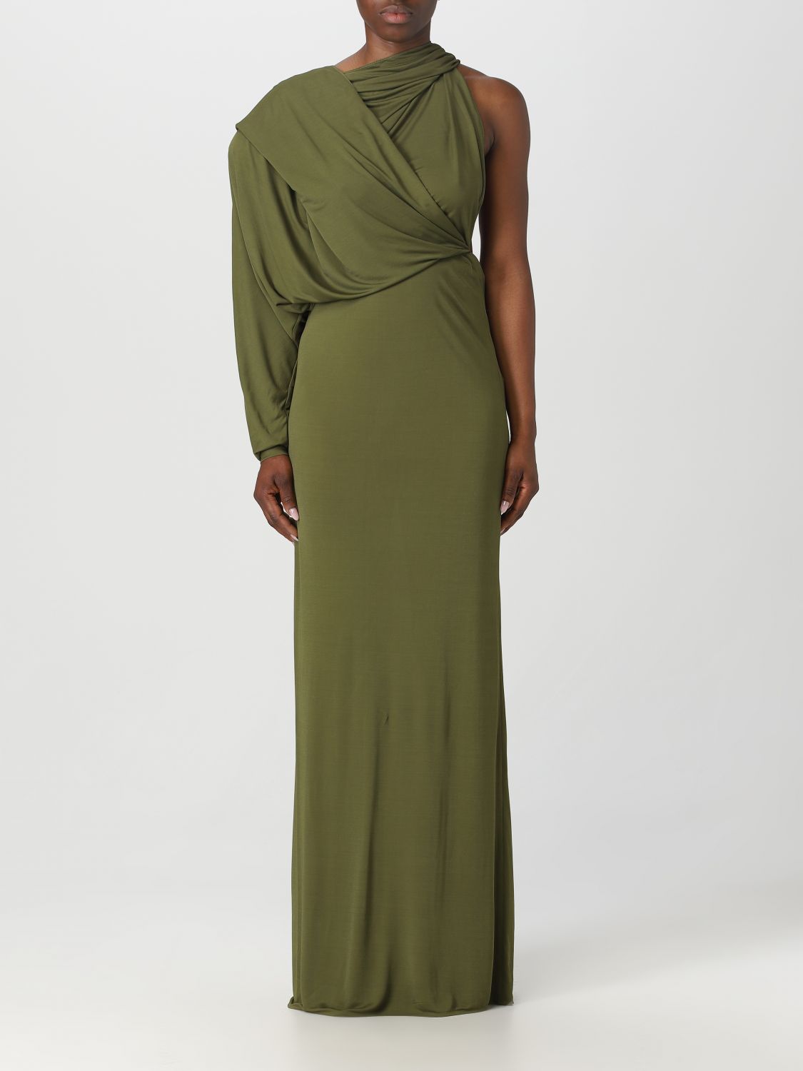 Saint Laurent Dress SAINT LAURENT Woman colour Green