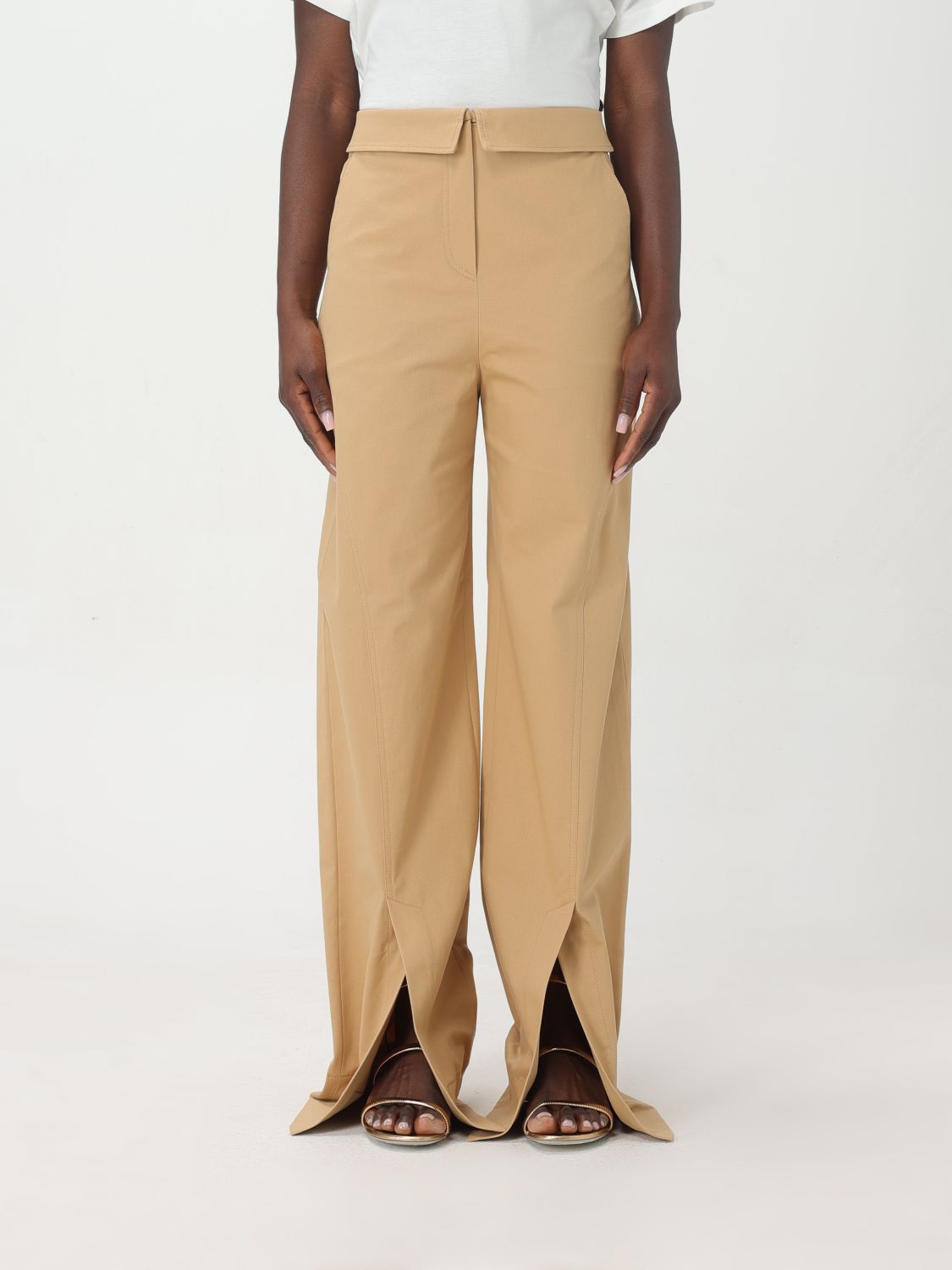 Alberta Ferretti Trousers ALBERTA FERRETTI Woman colour Beige