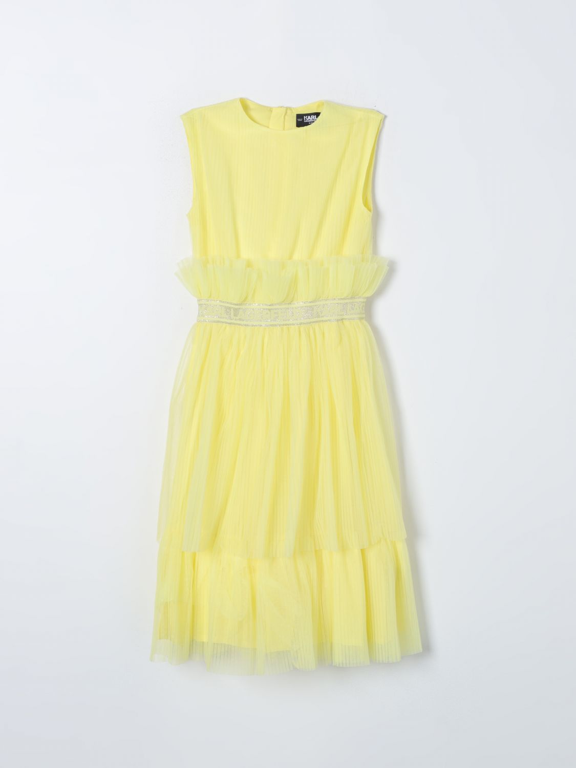 Karl Lagerfeld Kids Dress KARL LAGERFELD KIDS Kids colour Yellow