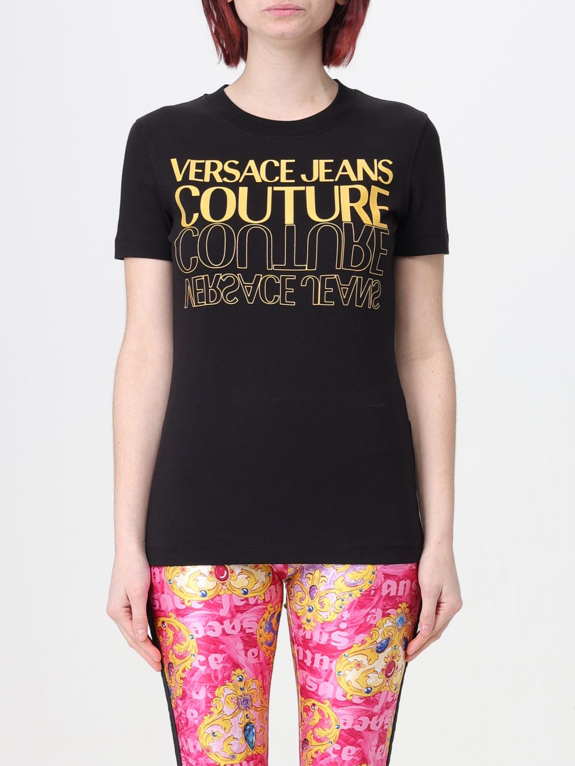 Versace Jeans Couture T-Shirt VERSACE JEANS COUTURE Woman colour Black