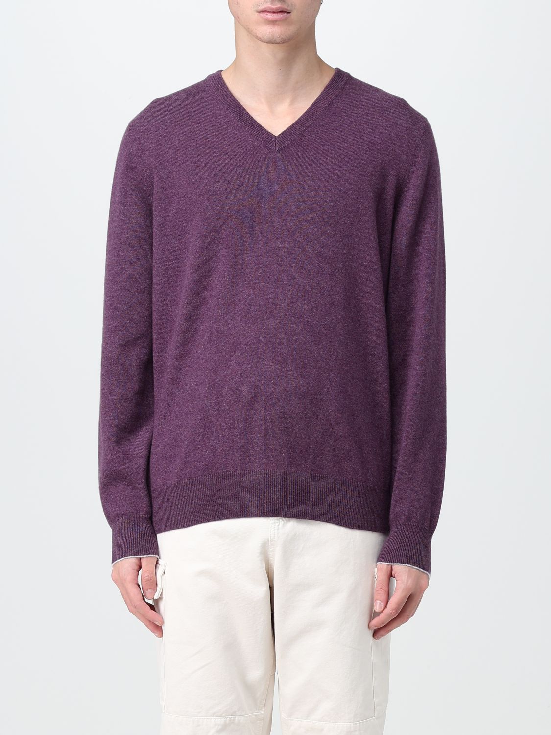 Brunello Cucinelli Jumper BRUNELLO CUCINELLI Men colour Plum