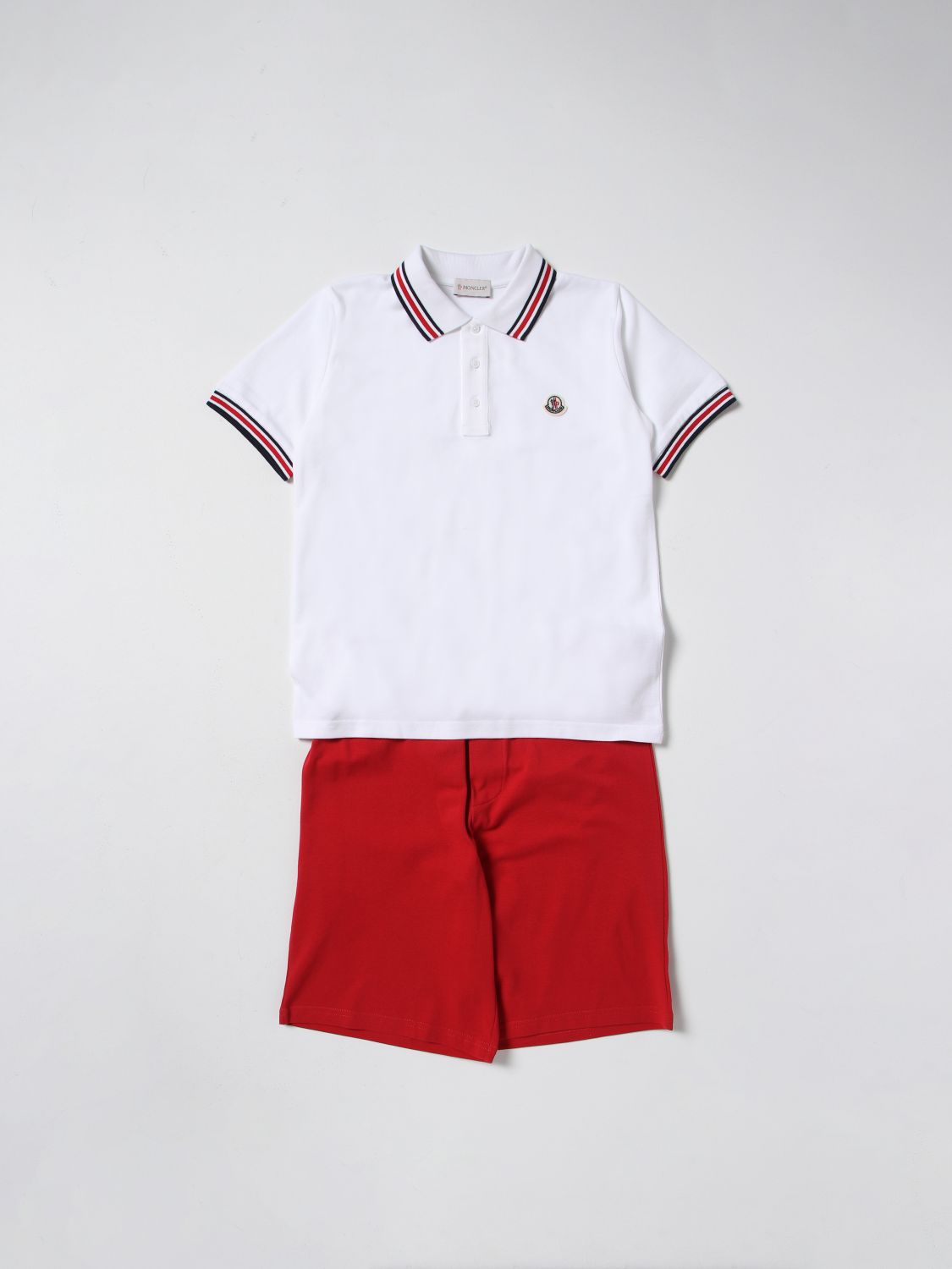Moncler Clothing Set MONCLER Kids colour Red