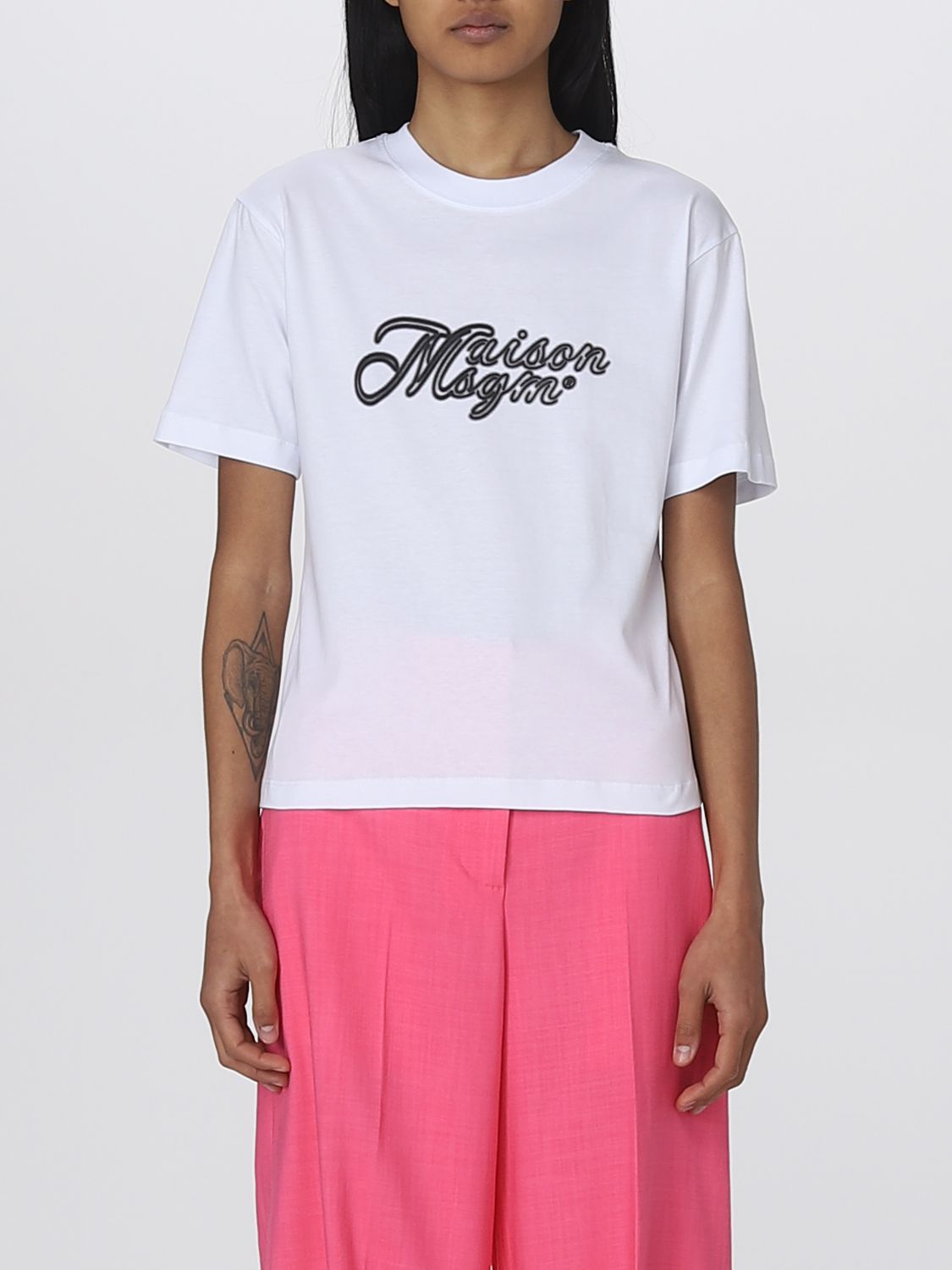 Msgm T-Shirt MSGM Woman colour White