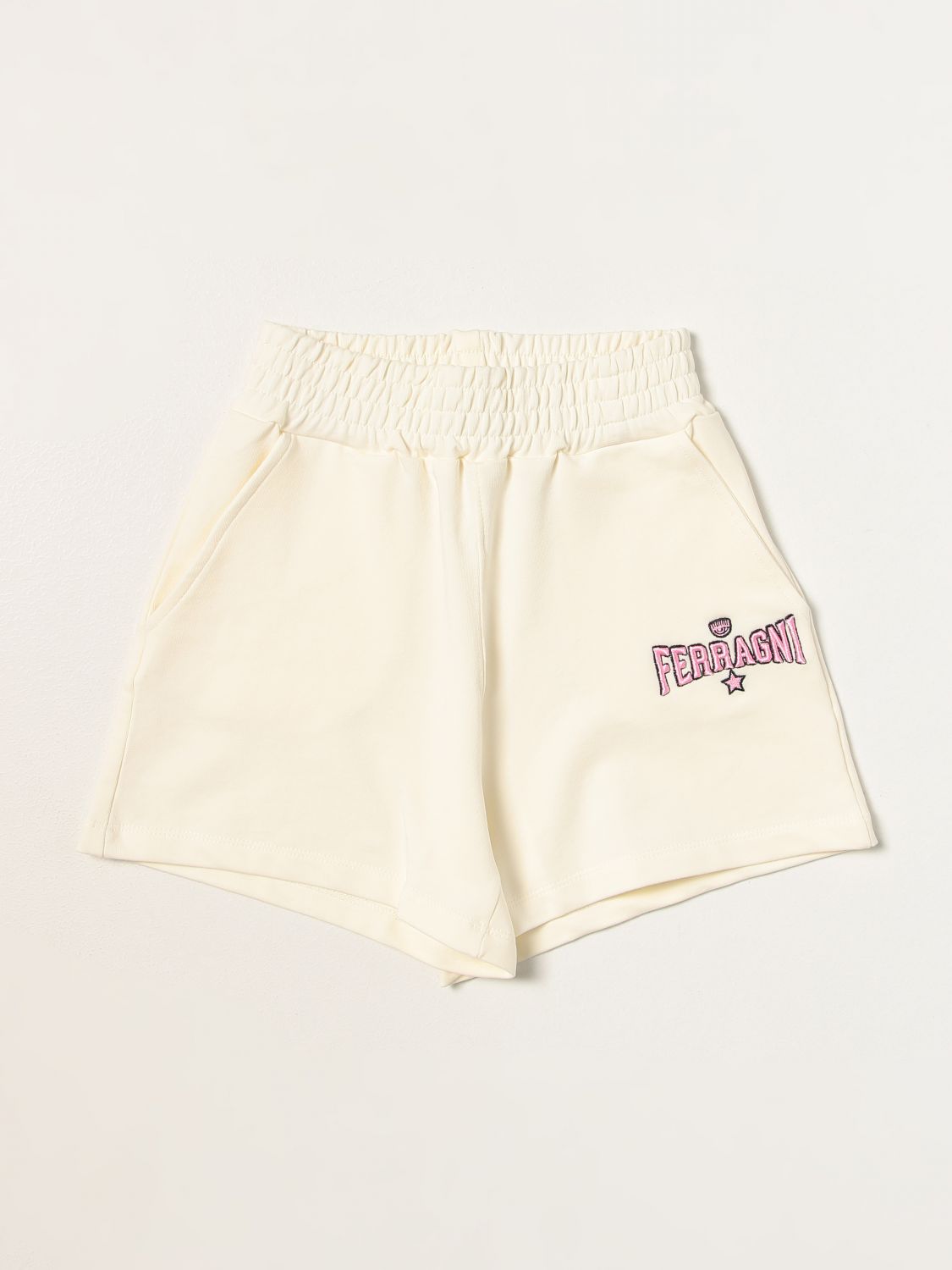 CHIARA FERRAGNI Short CHIARA FERRAGNI Kids colour Ivory