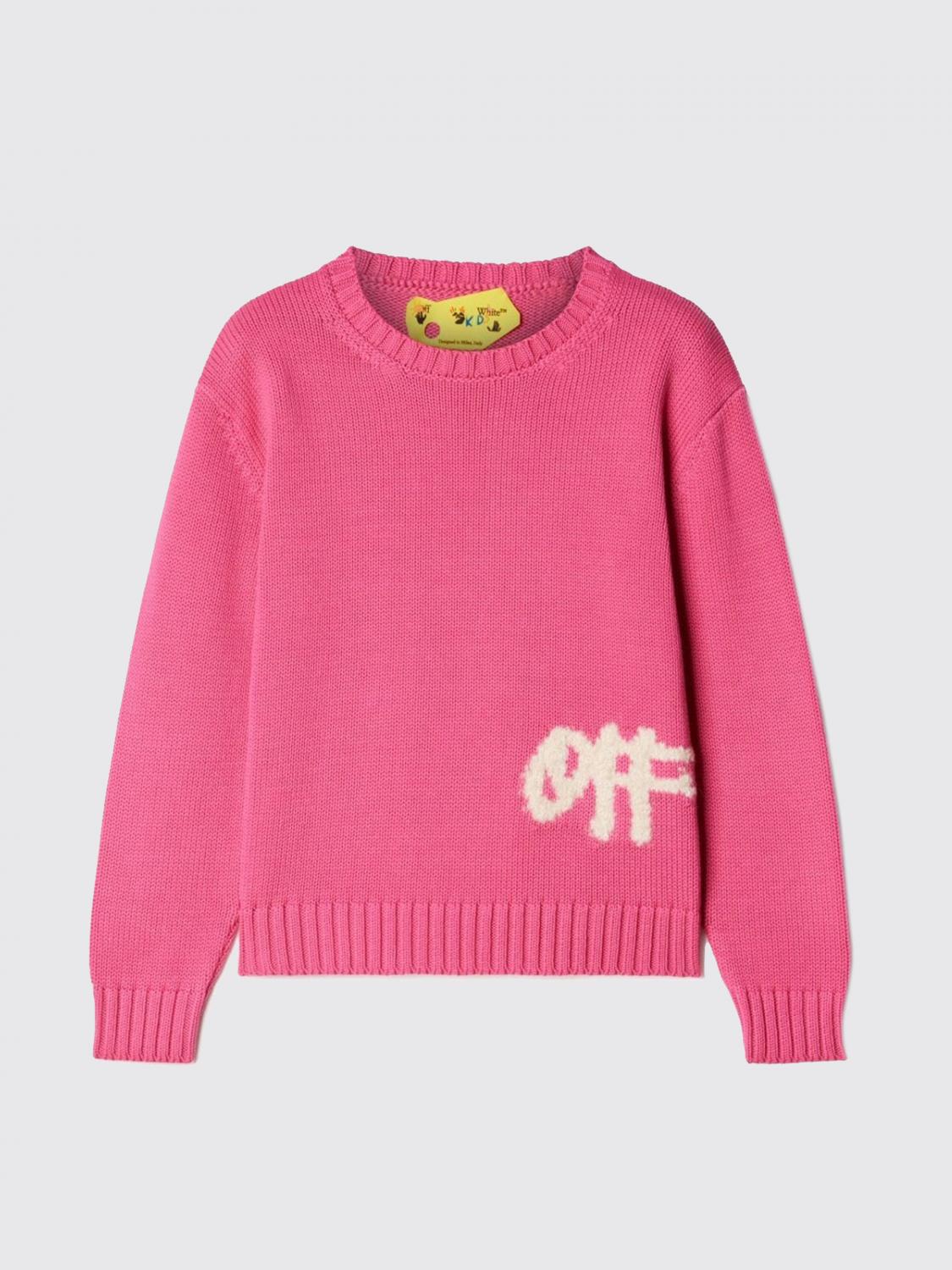 OFF-WHITE Jumper OFF-WHITE Kids colour Fuchsia