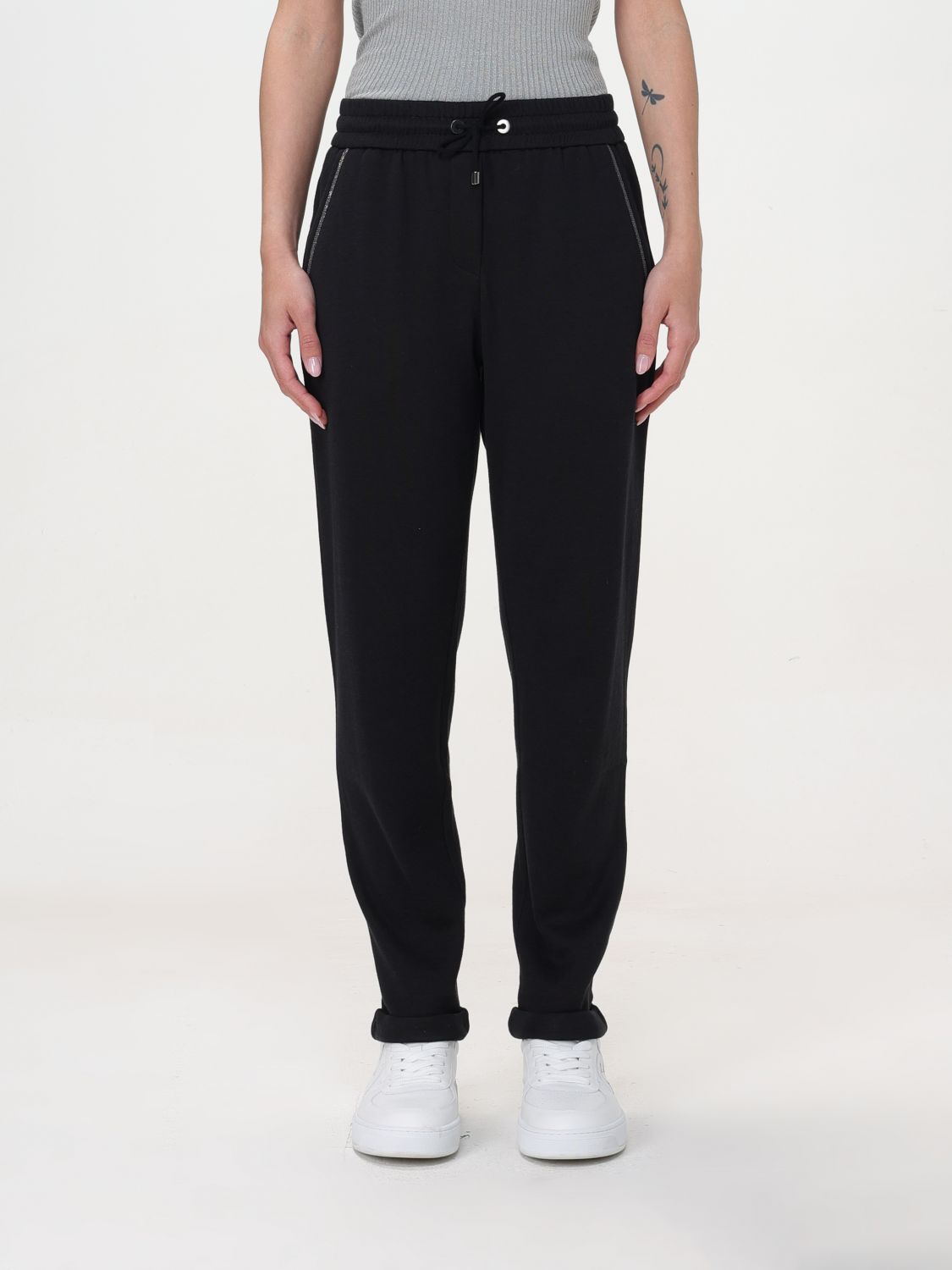 Brunello Cucinelli Trousers BRUNELLO CUCINELLI Woman colour Black