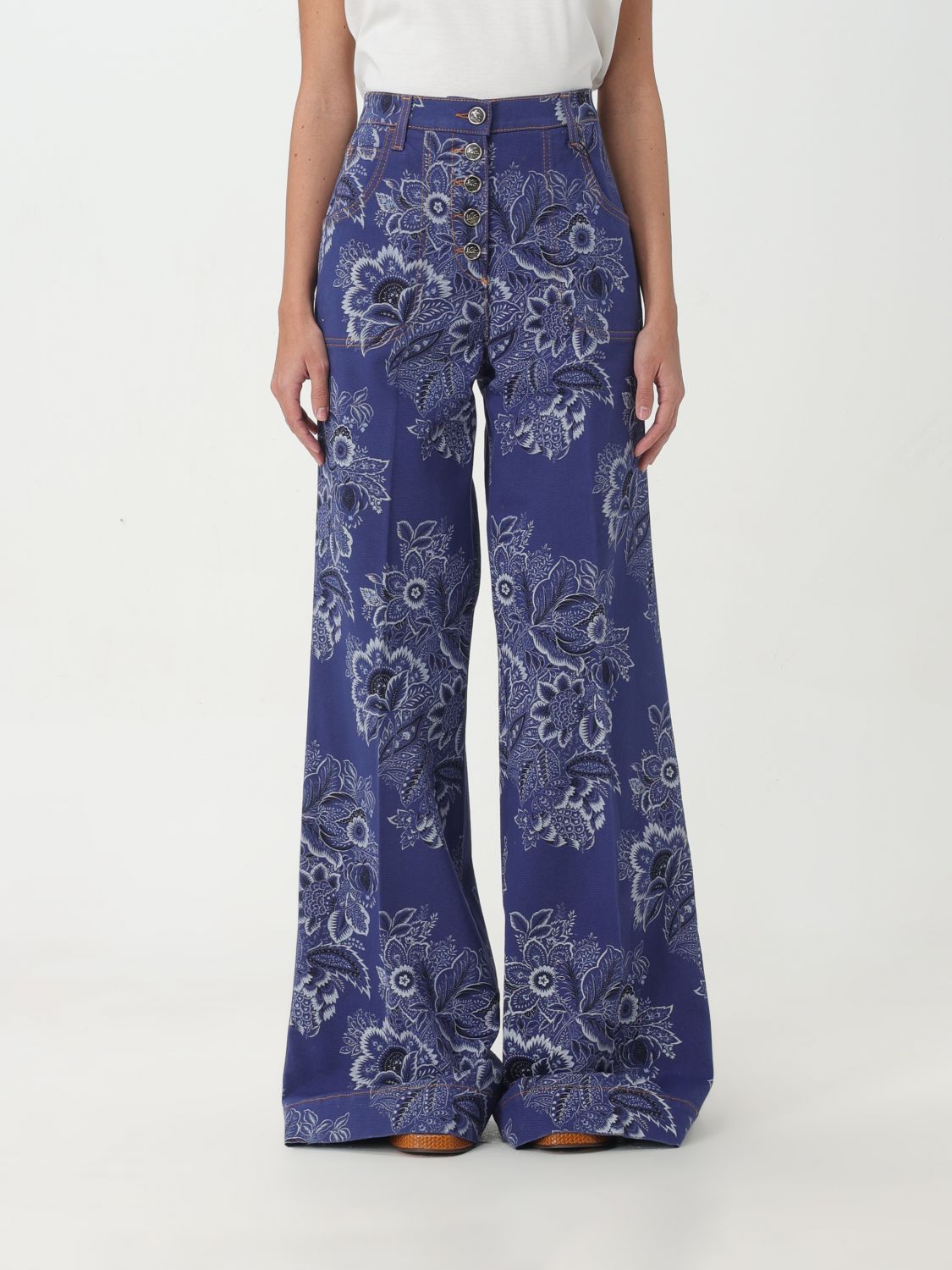 Etro Jeans ETRO Woman colour Blue