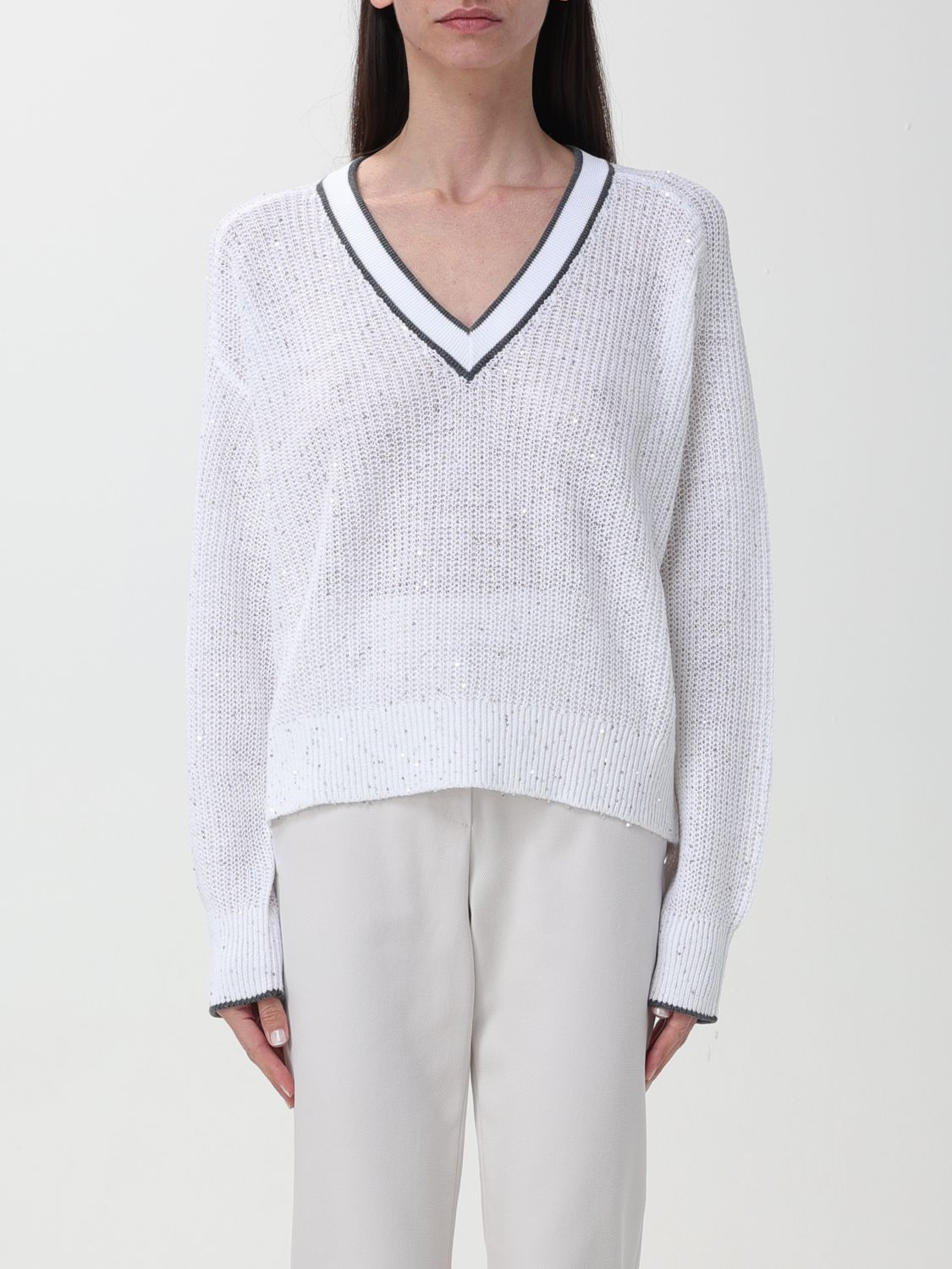 Brunello Cucinelli Jumper BRUNELLO CUCINELLI Woman colour White