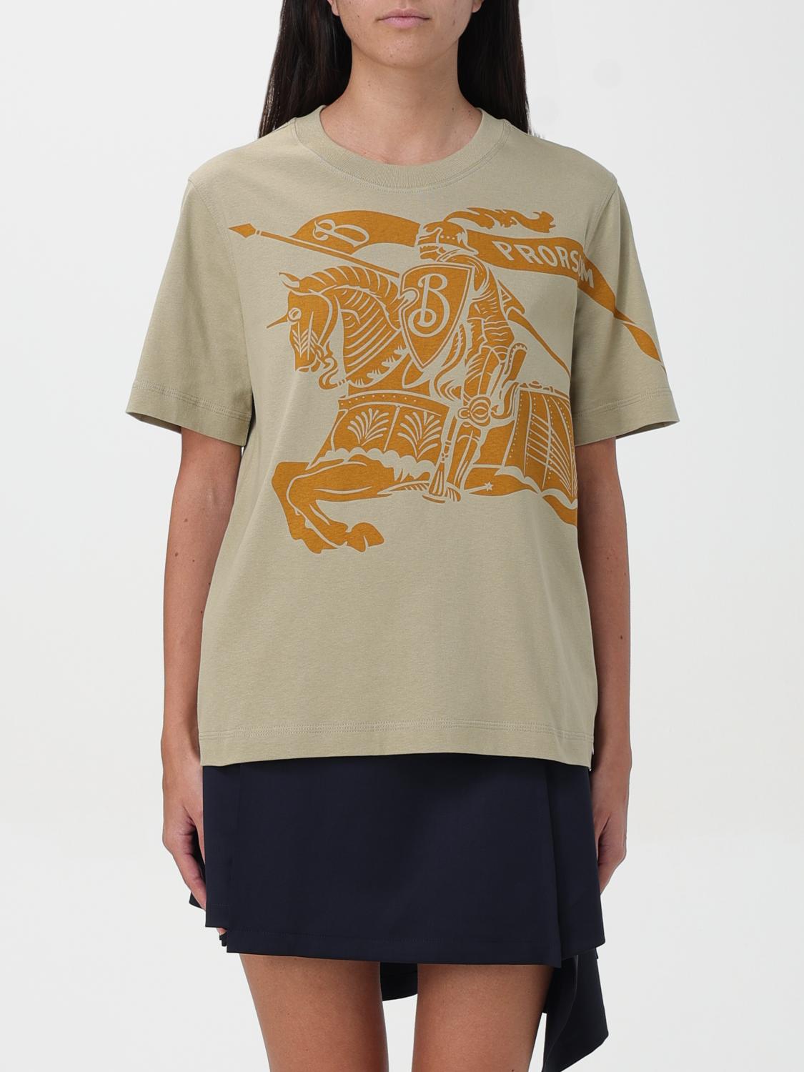 Burberry T-Shirt BURBERRY Woman color Ocher